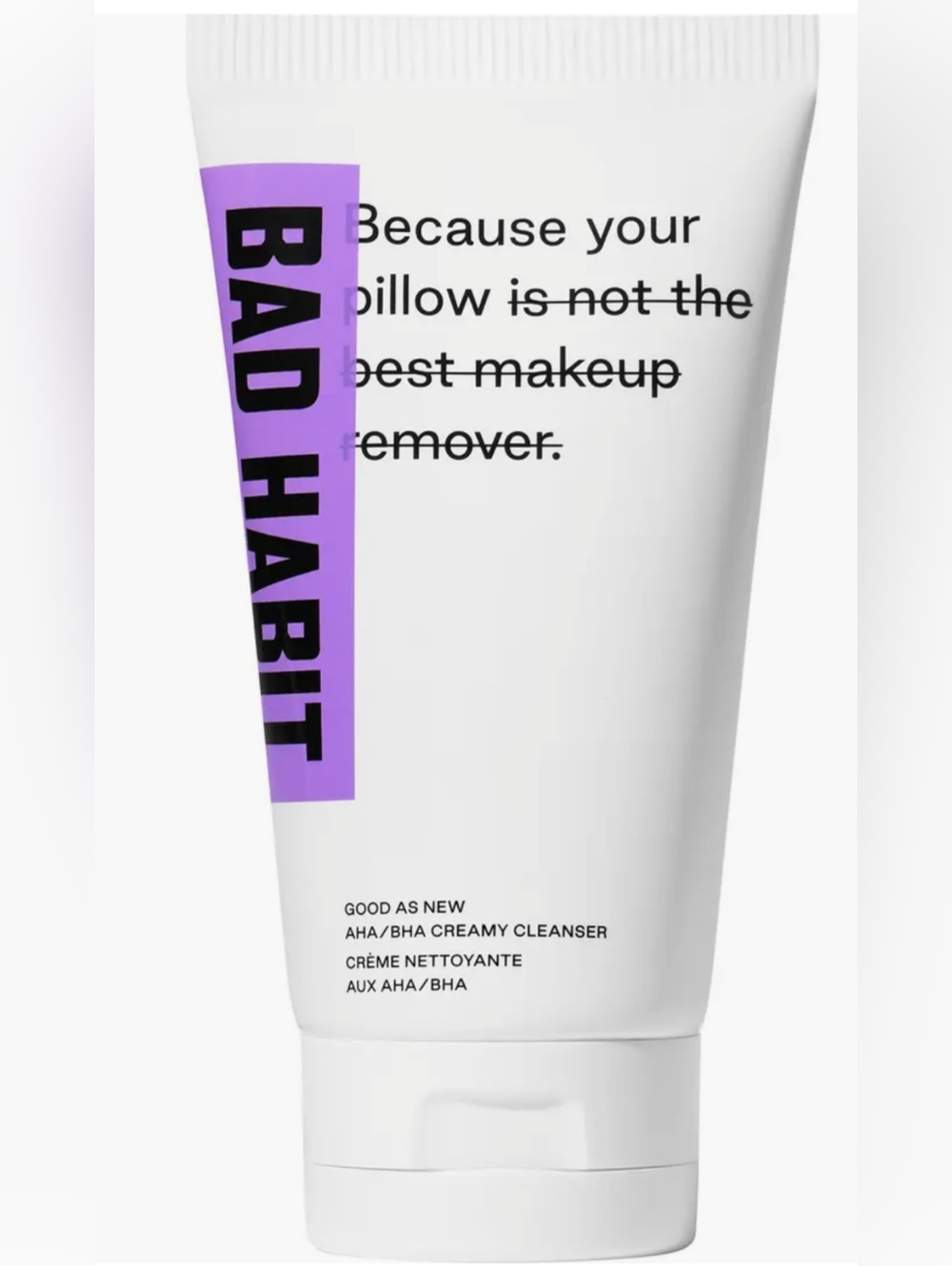 Bad Habit AHA/BHA Cleanser with Purple Accent